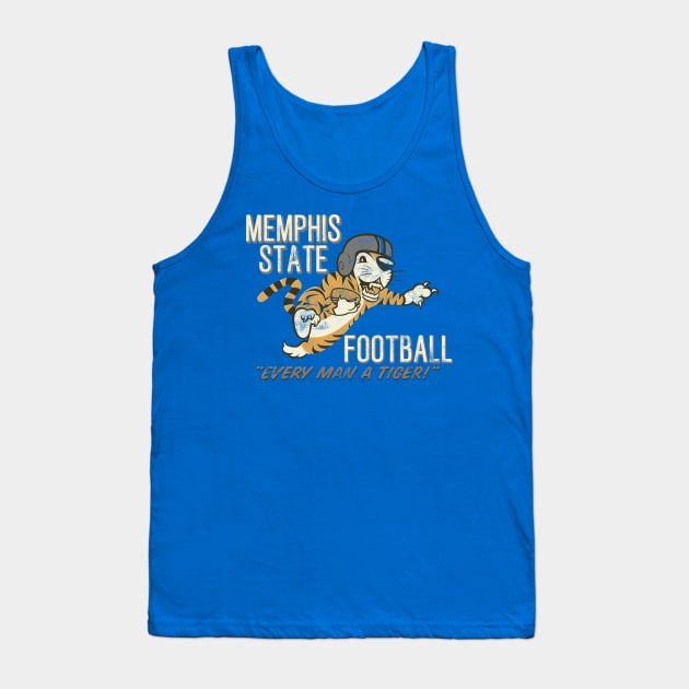 Memphis State Football Tank Top by rt-shirts